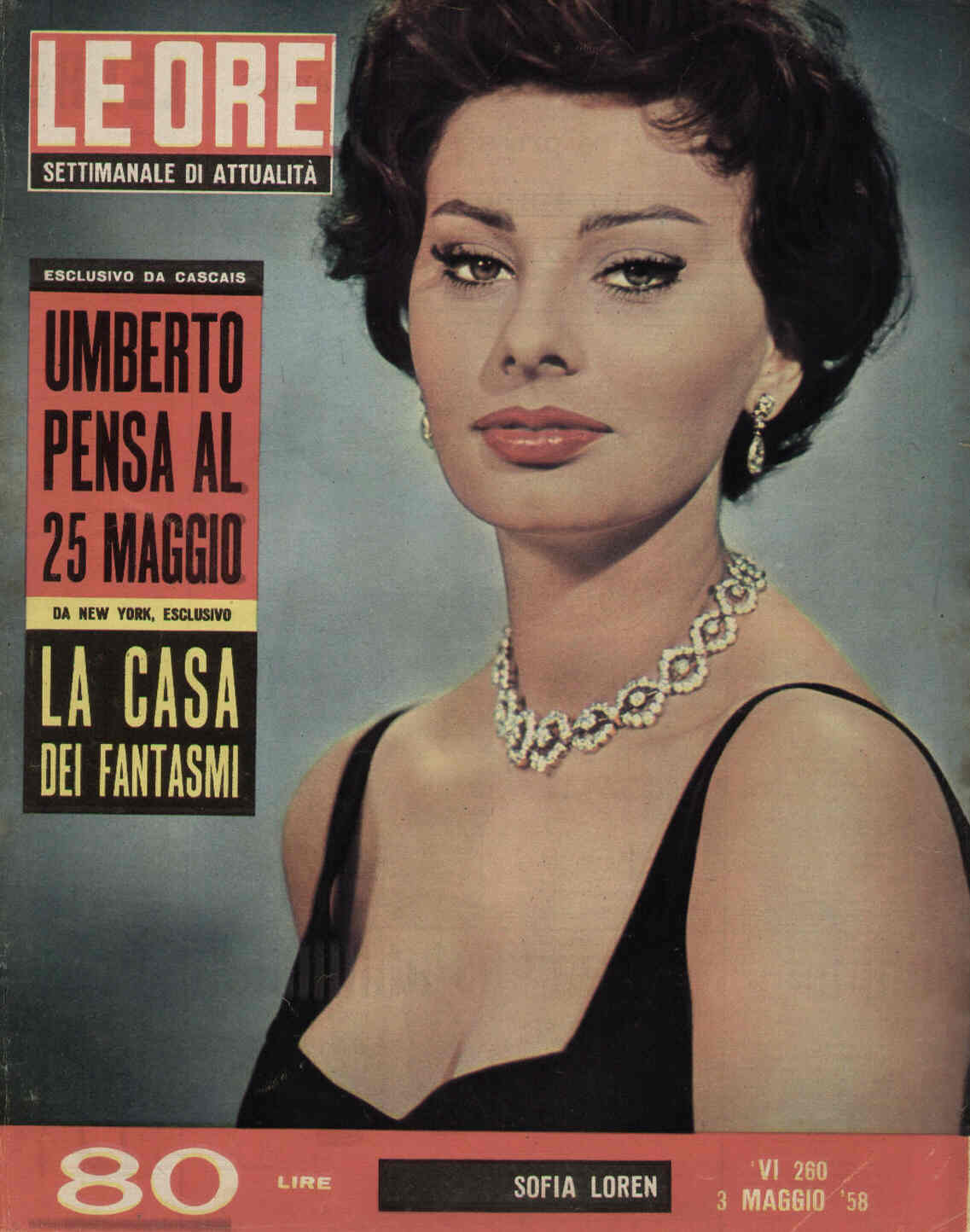 ORE | LE magazine side cover Issue 260 3 May 1958