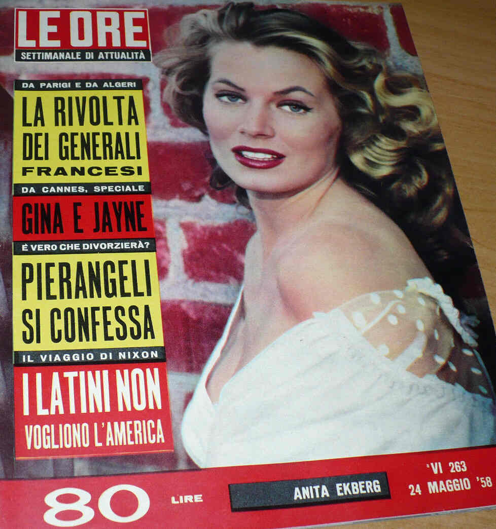 ORE | LE magazine side cover Issue 263 24 May 1958