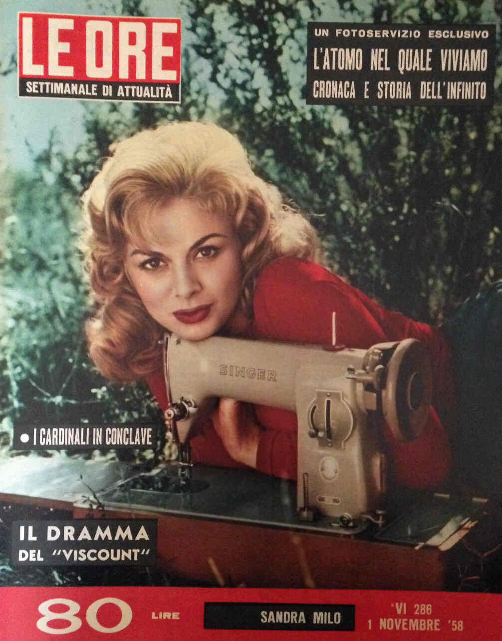 ORE | LE magazine side cover Issue 286 1 November 1958