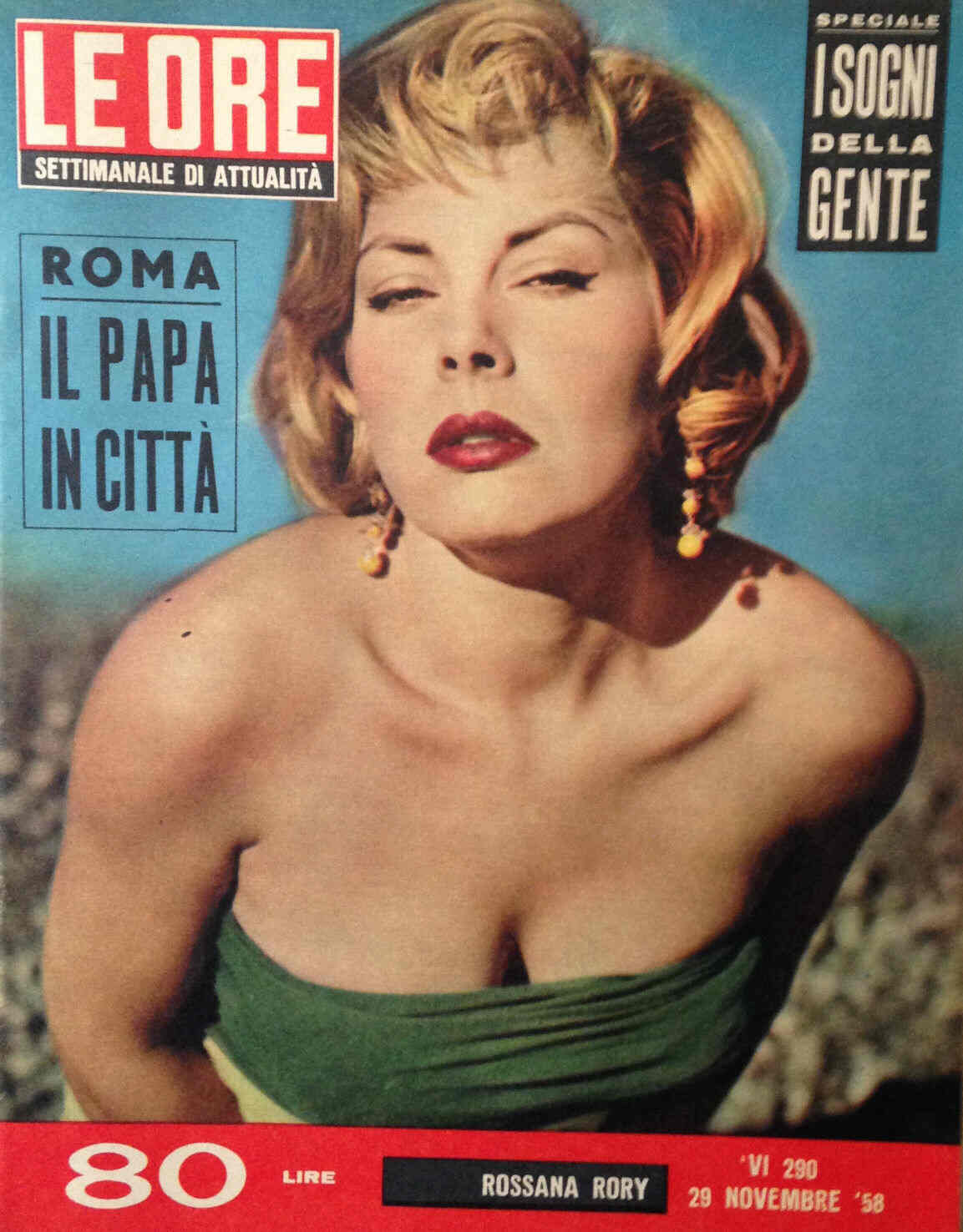 ORE | LE magazine side cover Issue 290 29 November 1958