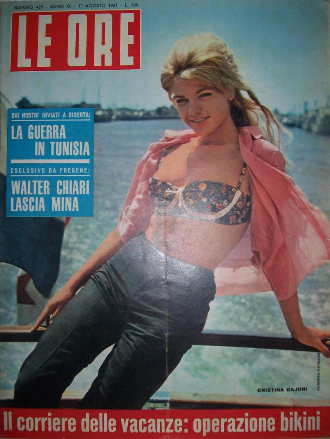 ORE | LE magazine side cover Issue 429 1 August 1961