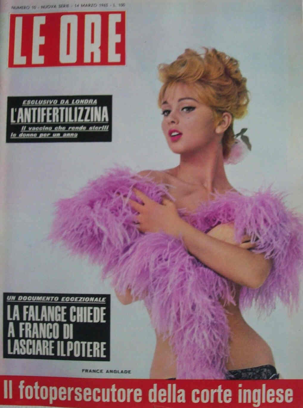 ORE | LE magazine side cover Issue 10 14 March 1963