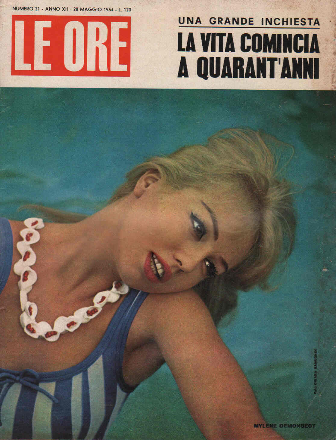 ORE | LE magazine side cover Issue 21 28 May 1964