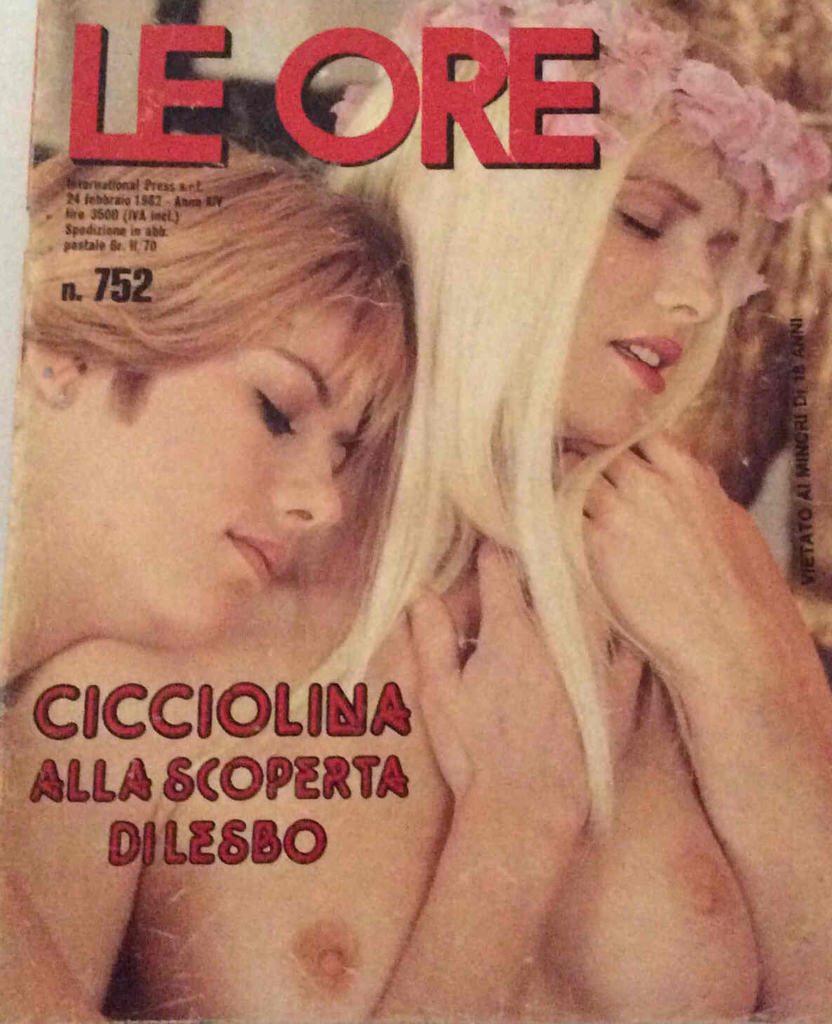 ORE | LE magazine side cover Issue 752 24 February 1982