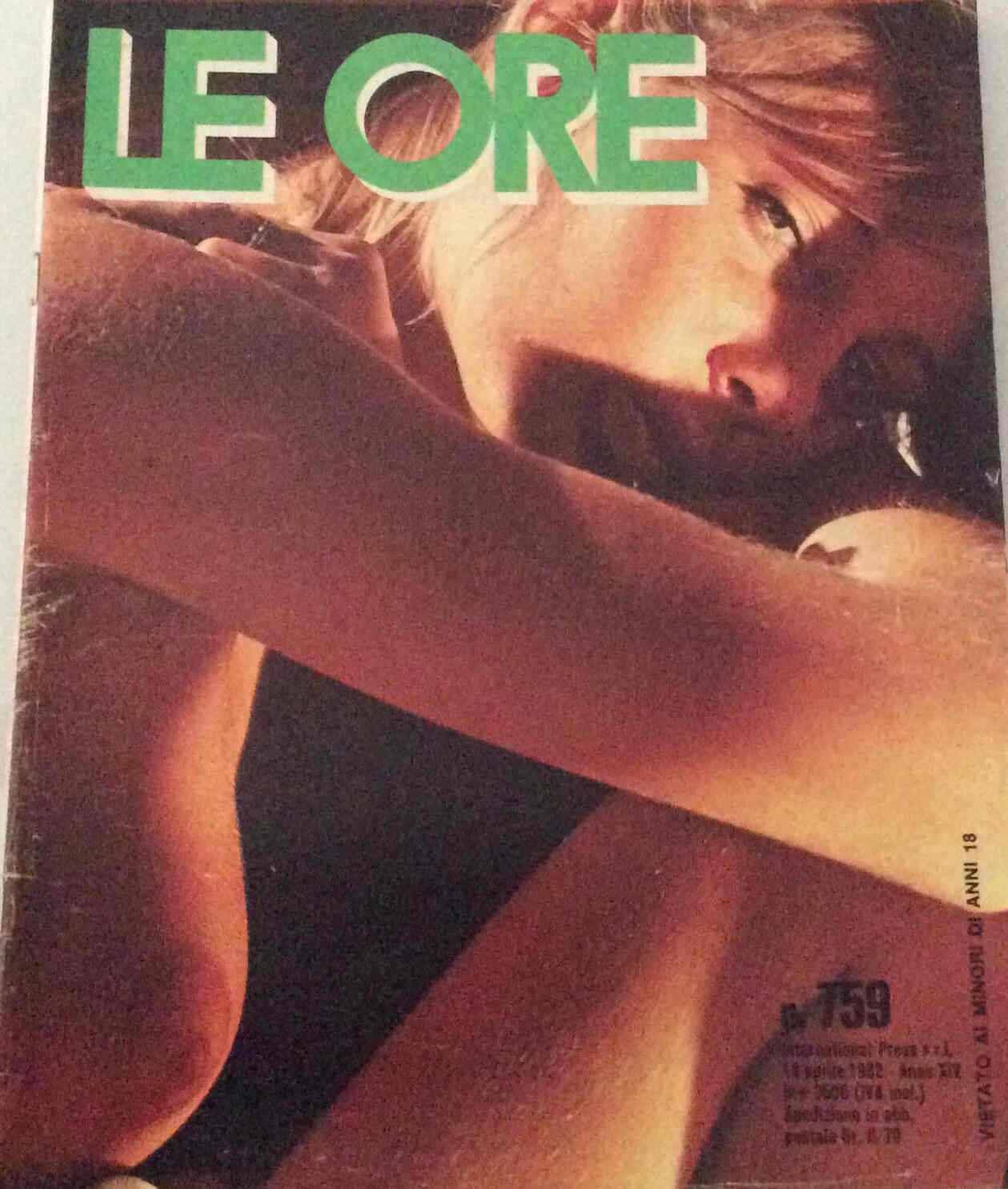 ORE | LE magazine side cover Issue 759 15 April 1982