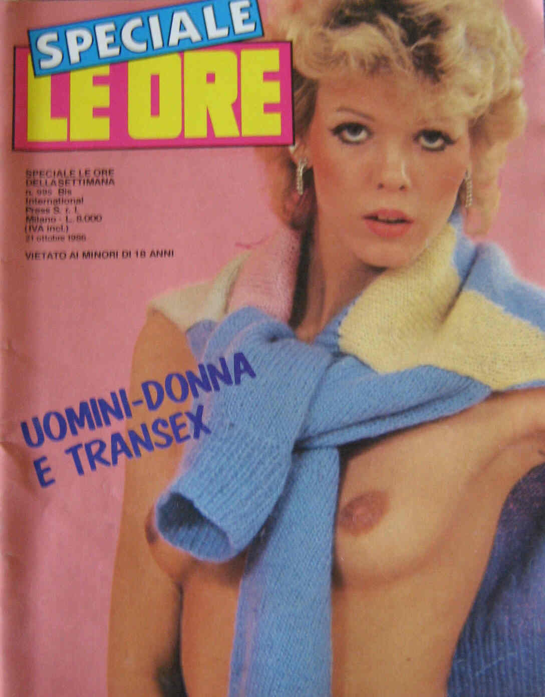 ORE | LE magazine side cover Issue 995 21 October 1986