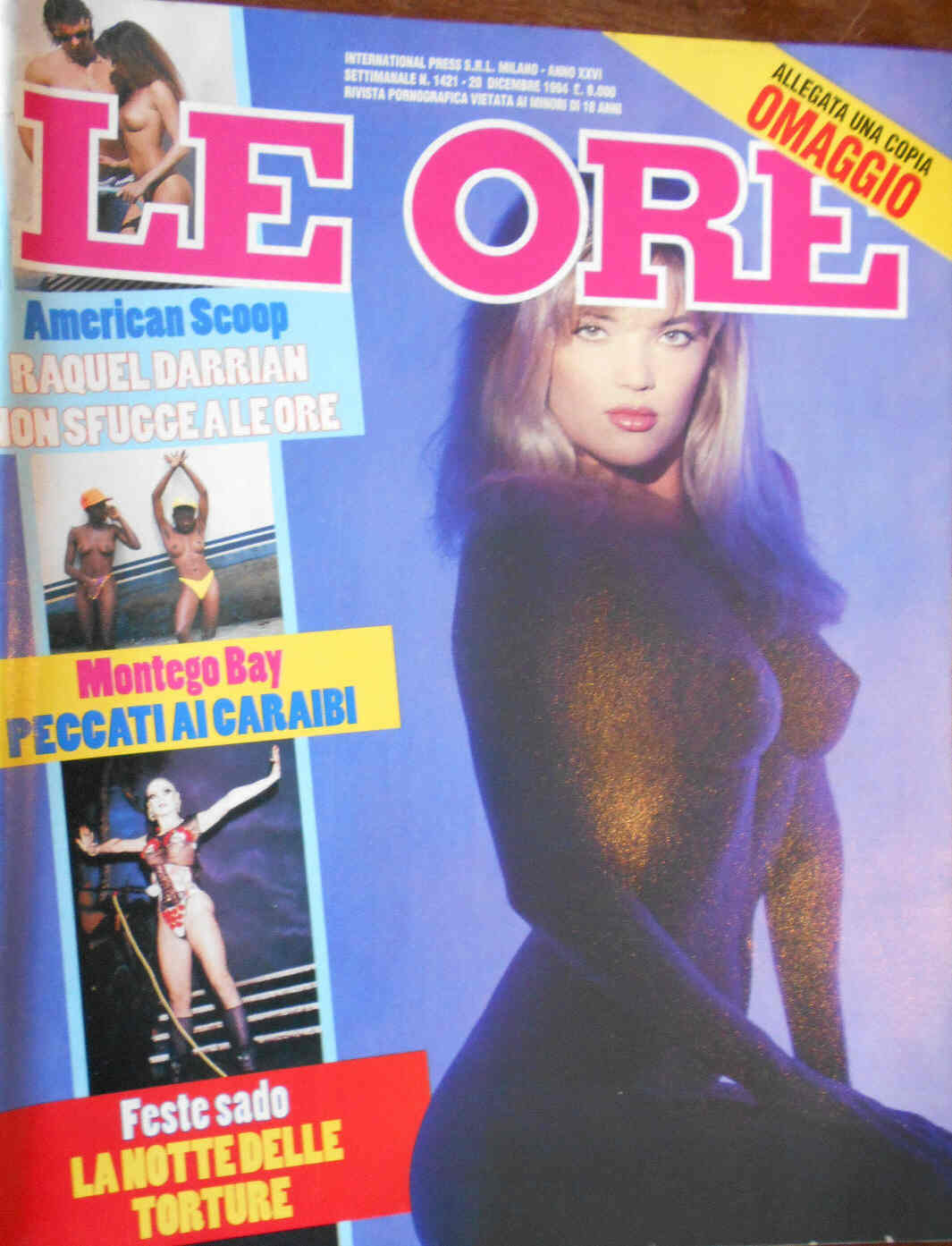 ORE | LE magazine side cover Issue 1421 20 December 1994