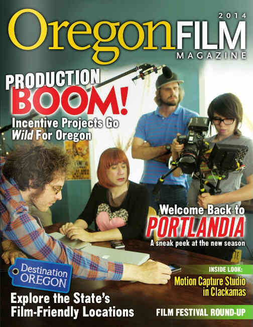 OREGON FILM MAGAZINE magazine side cover  2014