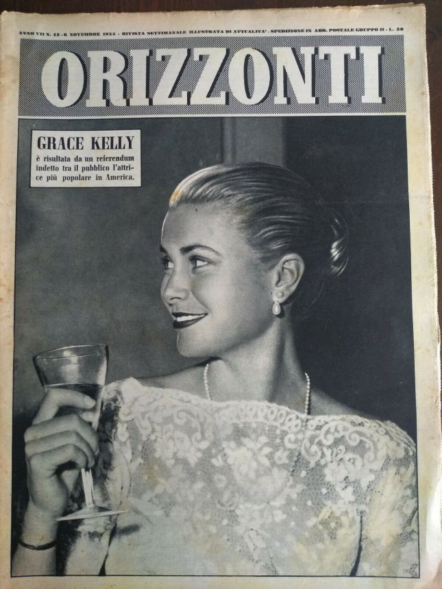 ORIZZONTI magazine side cover Issue 45 6 November 1955
