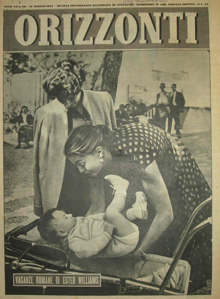 ORIZZONTI magazine side cover Issue 20 15 May 1955
