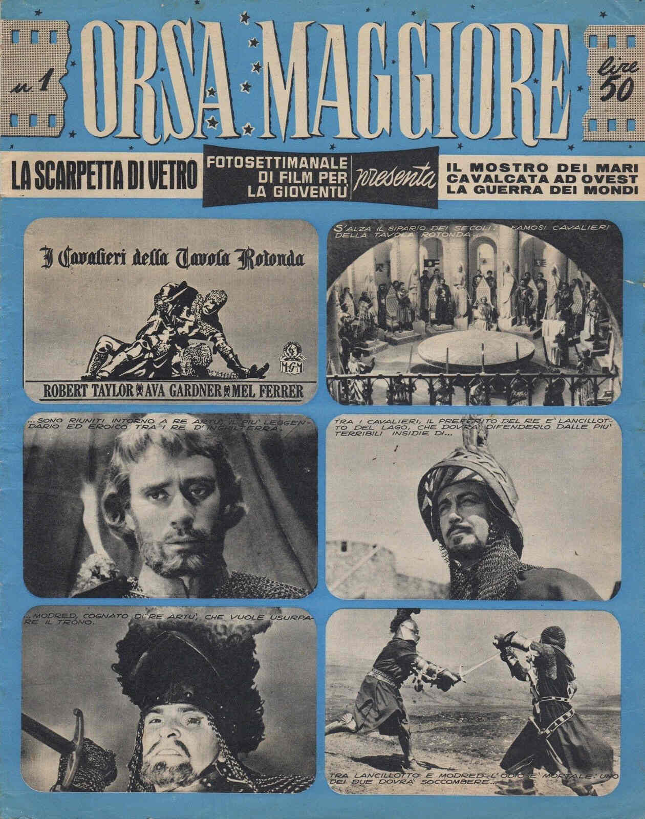 ORSA MAGGIORE magazine side cover Issue 1  1956