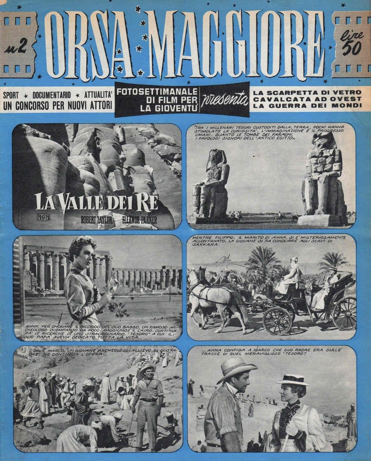 ORSA MAGGIORE magazine side cover Issue 2  1956