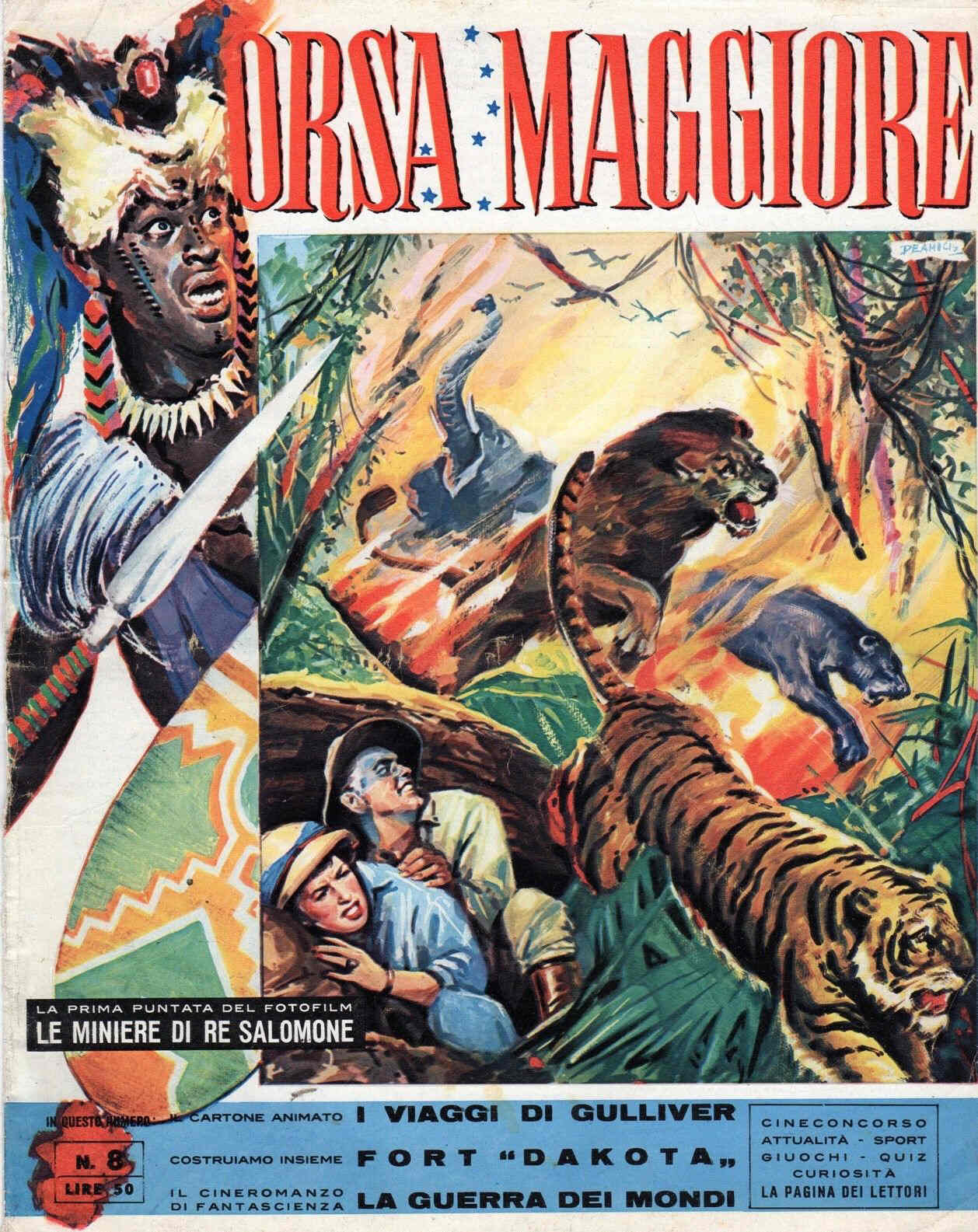 ORSA MAGGIORE magazine side cover Issue 8  1956