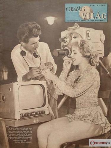 ORSZAG VILAG magazine side cover 12 October 1958