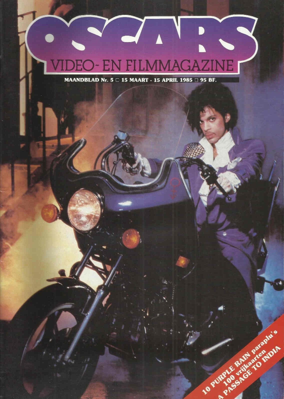 OSCARS magazine side cover Issue 5 15 March 1985