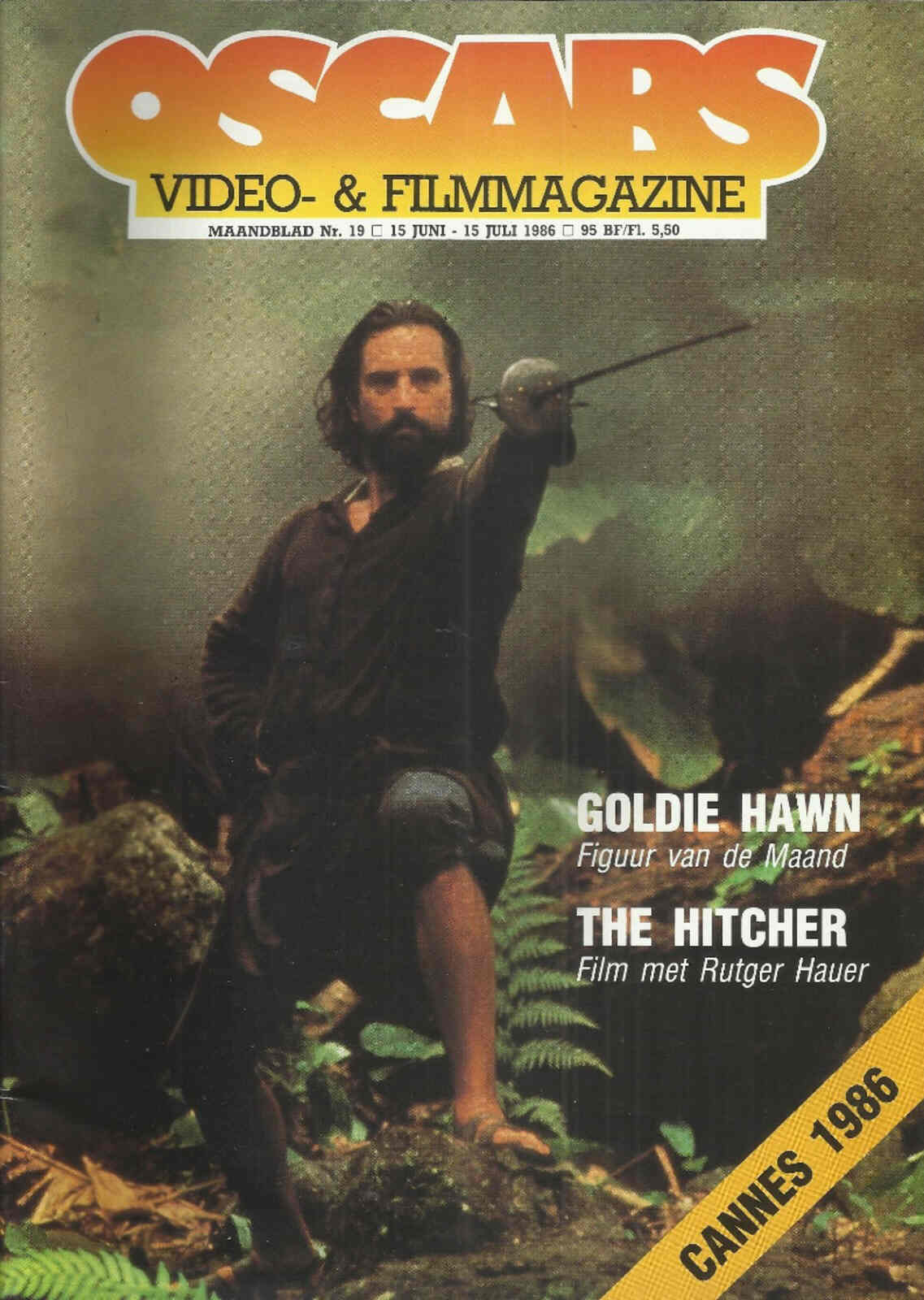OSCARS magazine side cover Issue 19 15 June 1986