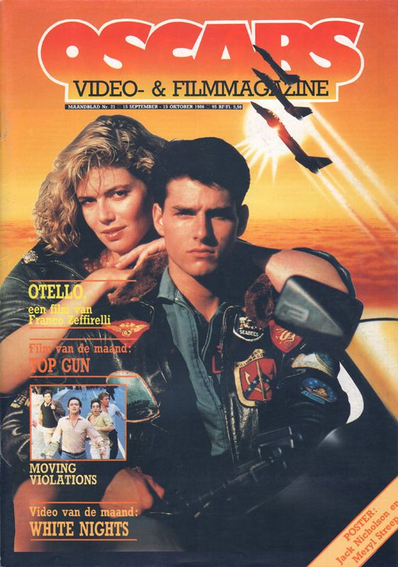 OSCARS magazine side cover Issue 21  September 1986