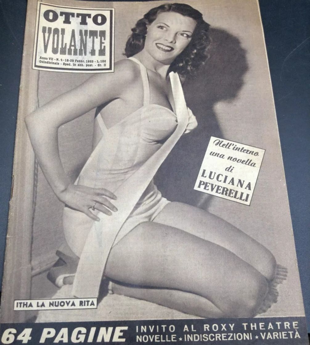 OTTO VOLANTE magazine side cover Issue 4 15 February 1953