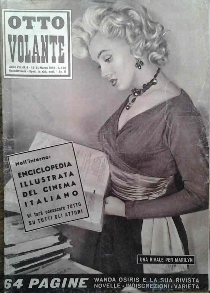OTTO VOLANTE magazine side cover Issue 6 16 March 1953
