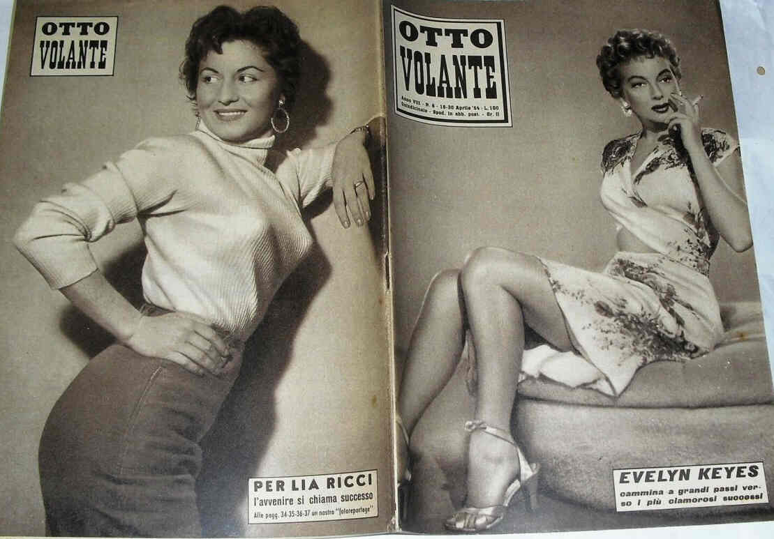 OTTO VOLANTE magazine side cover Issue 8 April 1954