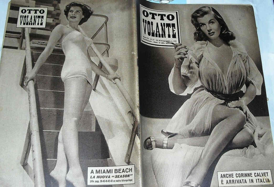 OTTO VOLANTE magazine side cover Issue 12 June 1954