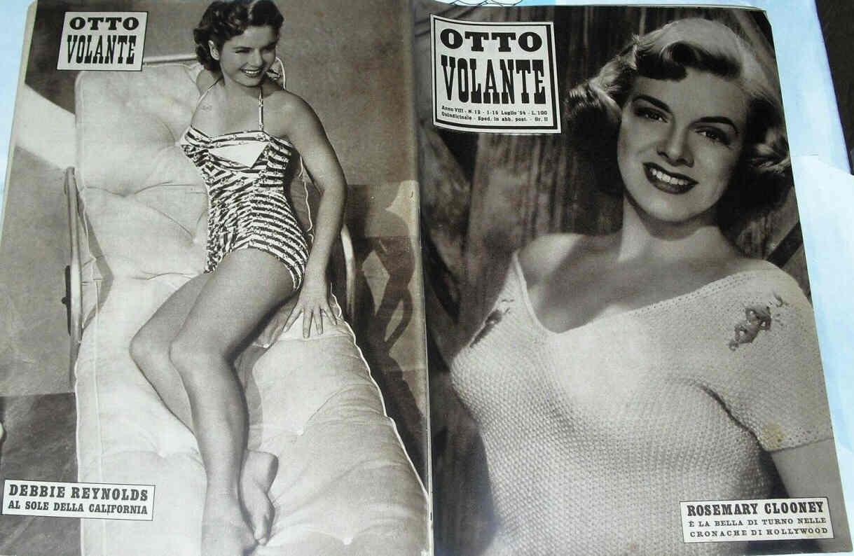 OTTO VOLANTE magazine side cover Issue 13 July 1954