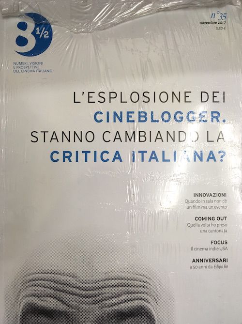 8 e 1/2 - OTTO E MEZZO magazine side cover Issue 35  November 2017