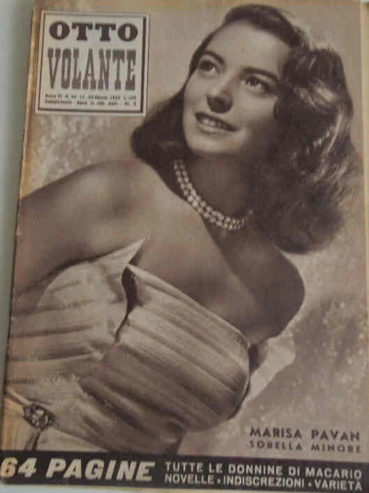 OTTO VOLANTE magazine side cover Issue 45 15 December 1952