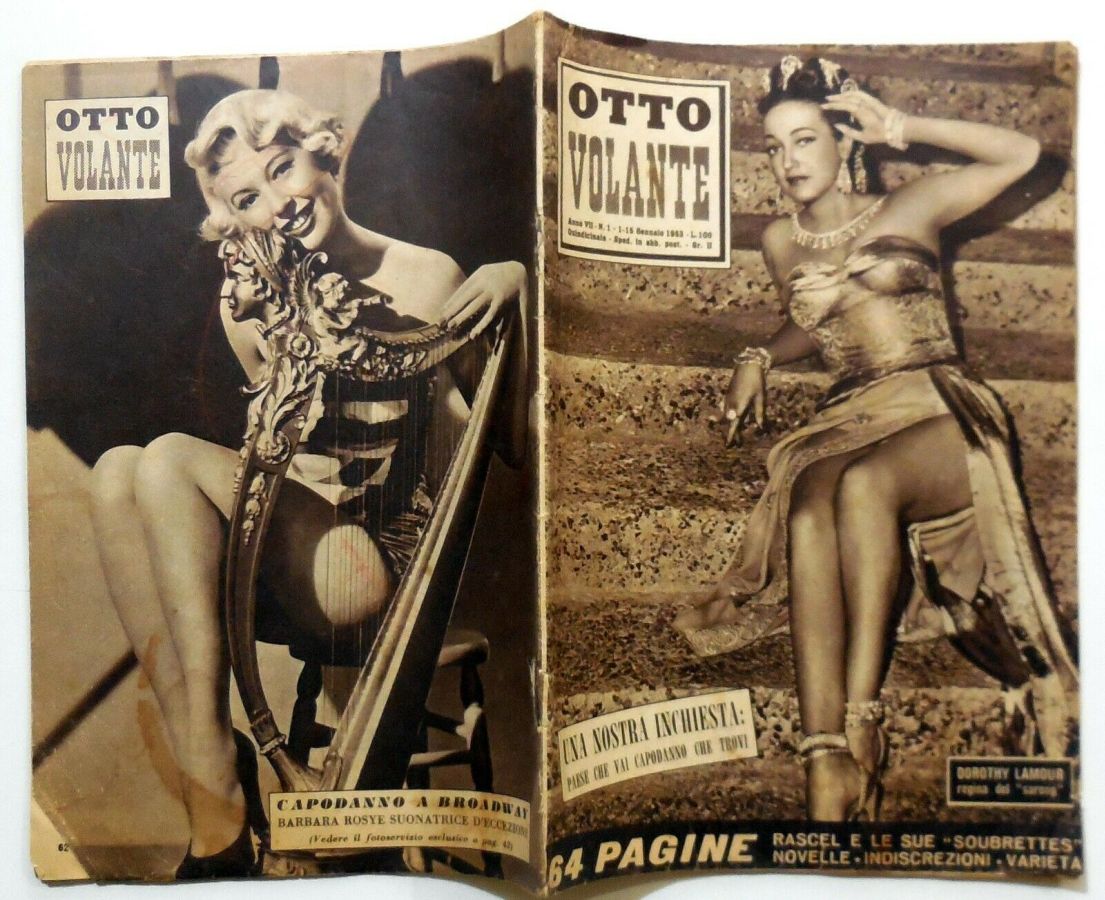 OTTO VOLANTE magazine side cover Issue 1 1 January 1953