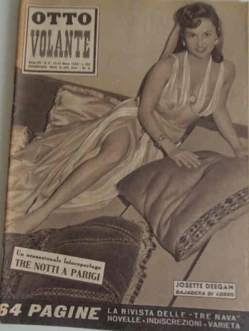OTTO VOLANTE magazine side cover Issue 2 16 January 1953