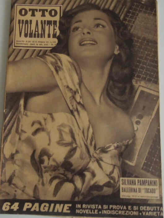 OTTO VOLANTE magazine side cover Issue 20 16 October 1953