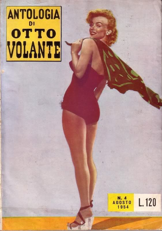 OTTO VOLANTE magazine side cover Issue 4  Anthology August 1954