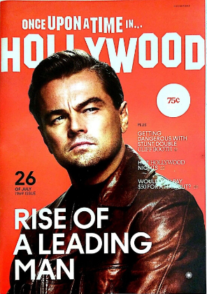 ONCE UPON A TIME IN HOLLYWOOD magazine side cover 26 July 1969