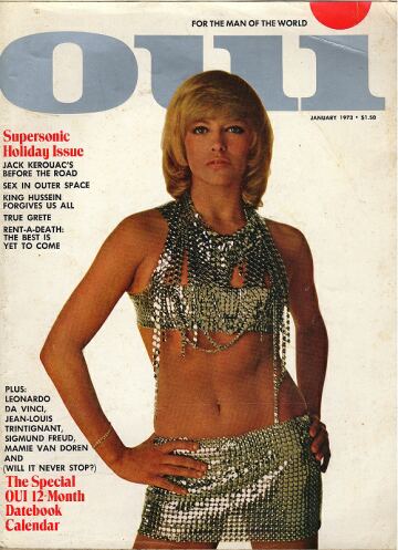OUI magazine side cover  January 1973