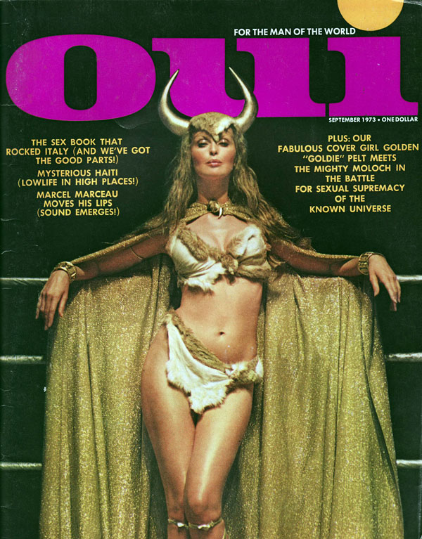 OUI magazine side cover  September 1973