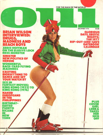 OUI magazine side cover  December 1976