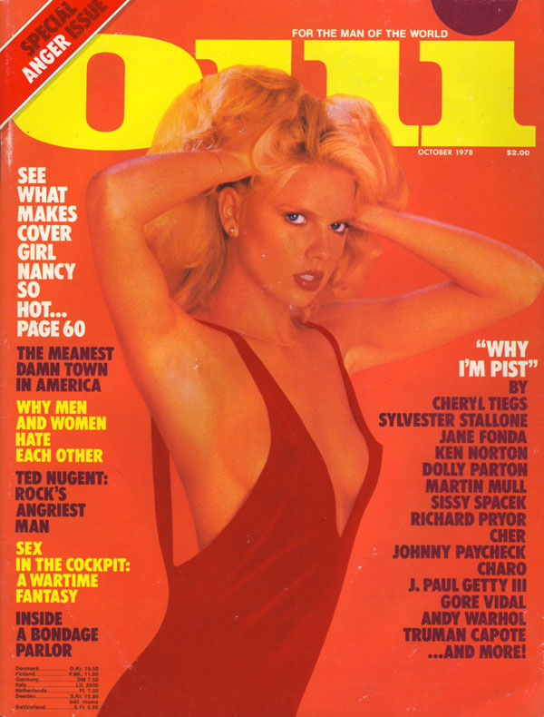 OUI magazine side cover  October 1978