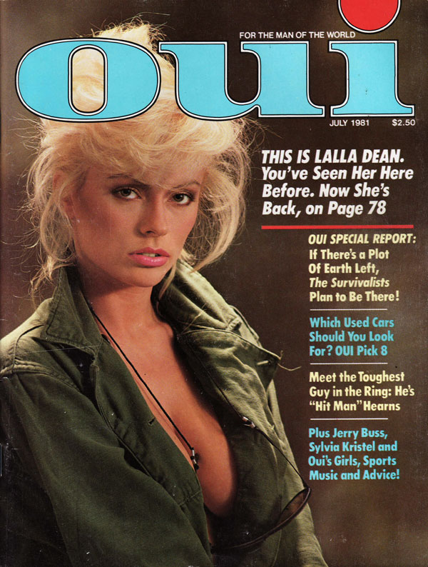 OUI magazine side cover  July 1981