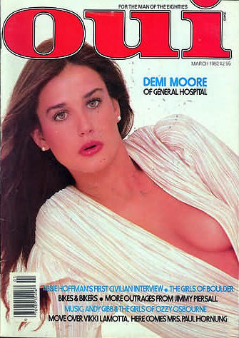 OUI magazine side cover  March 1982