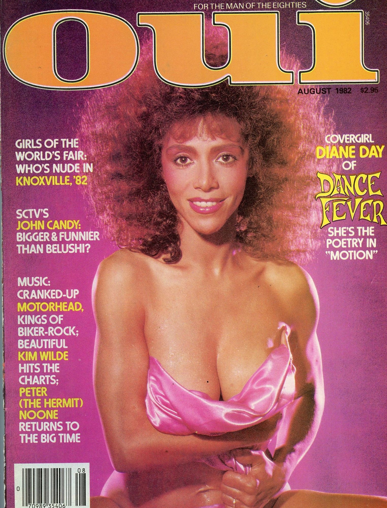 OUI magazine side cover  August 1982