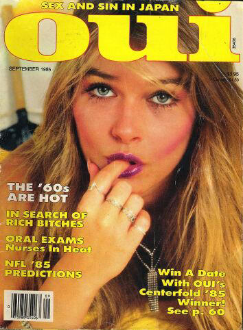 OUI magazine side cover  September 1985