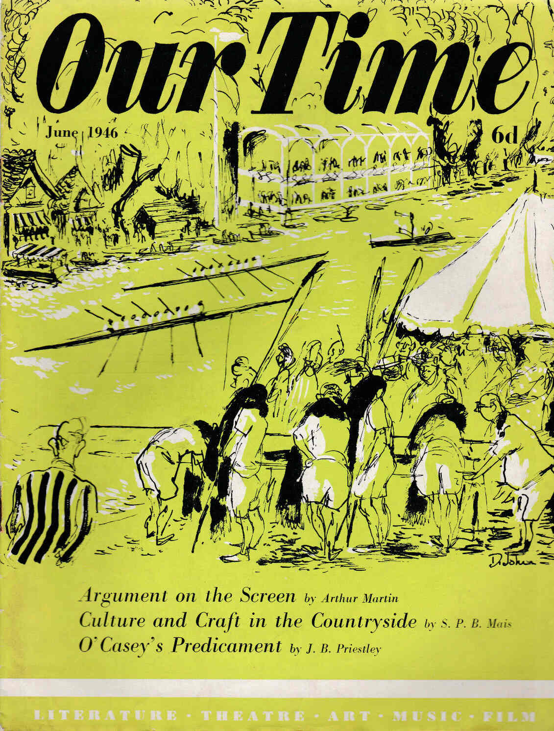 OUR TIME magazine side cover June 1946