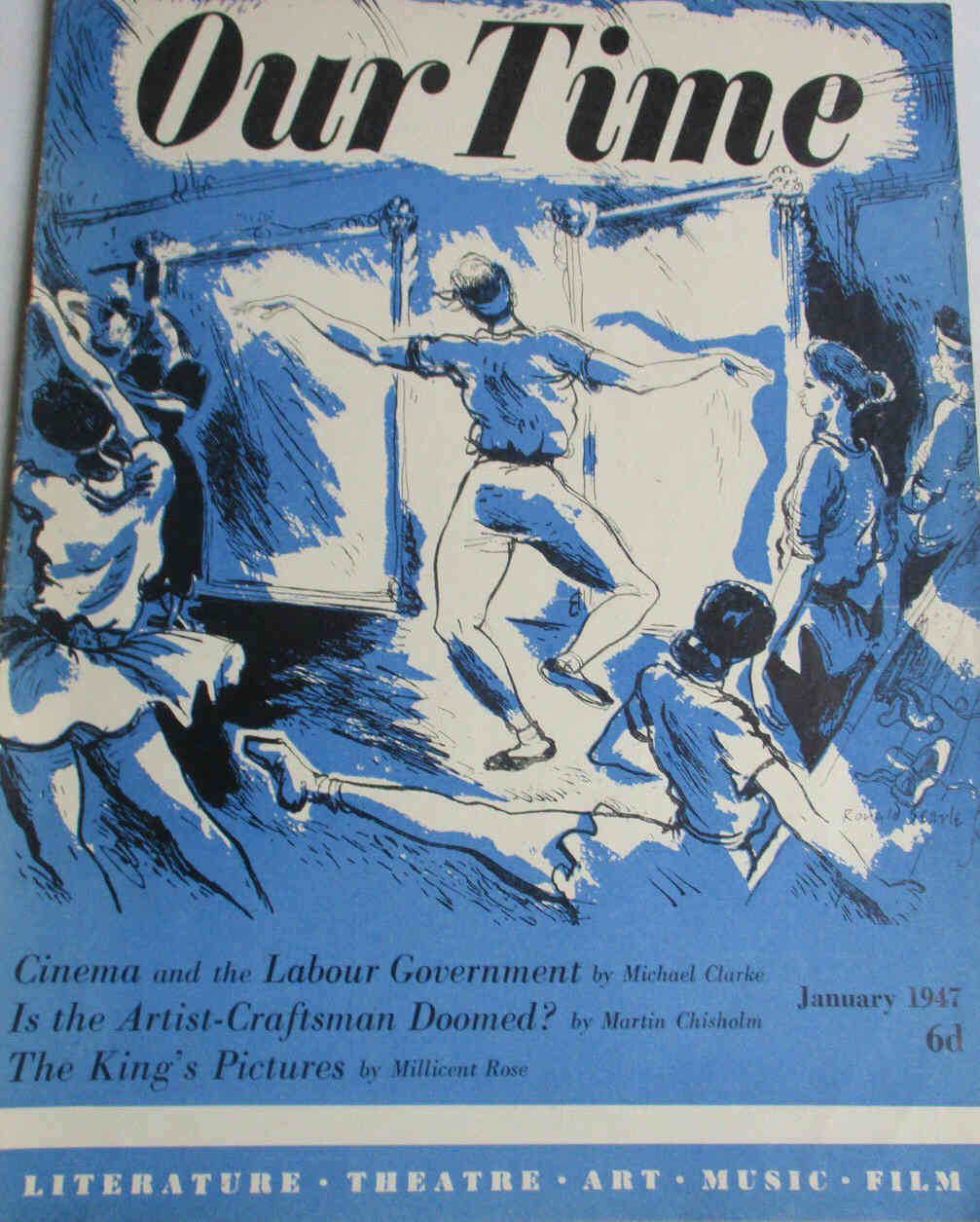 OUR TIME magazine side cover January 1947