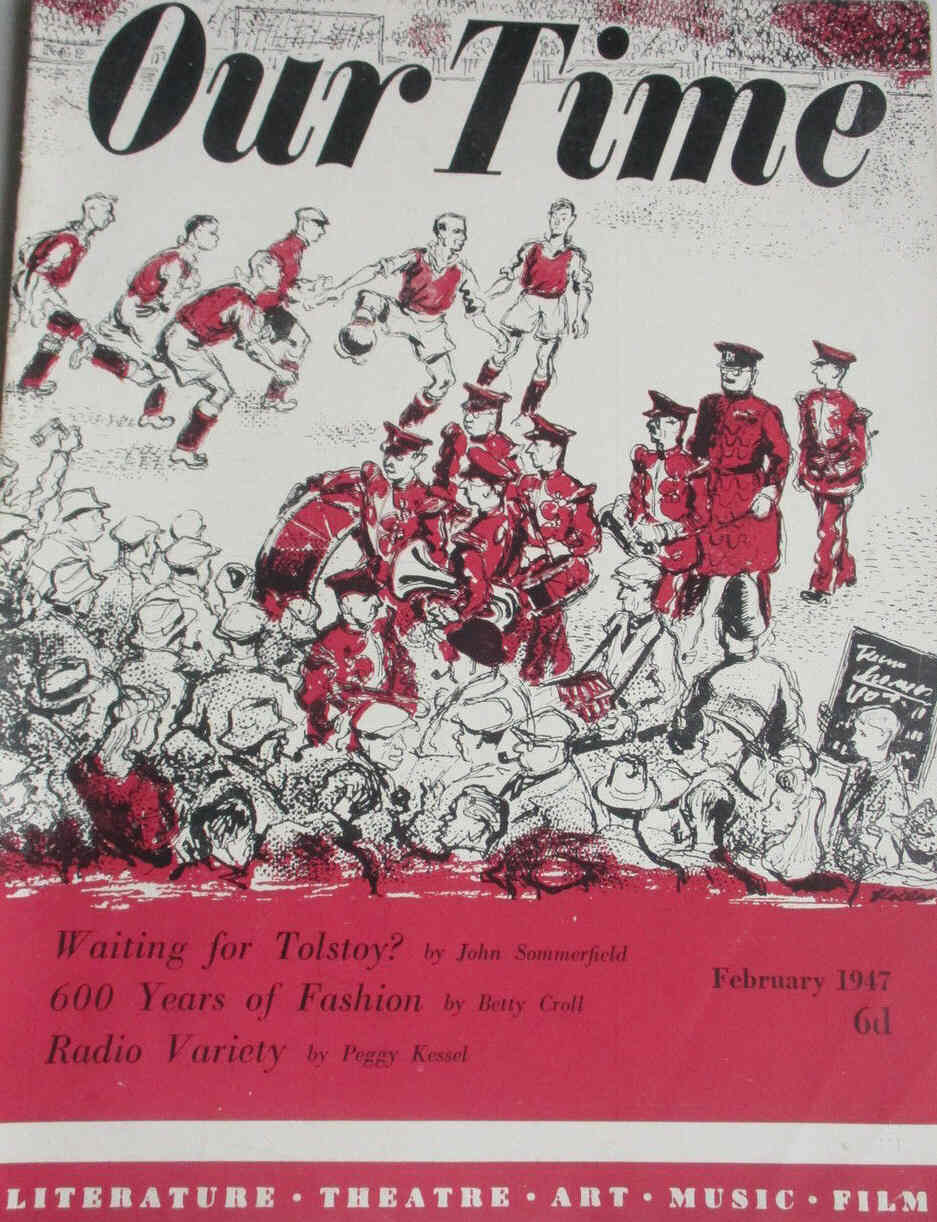 OUR TIME magazine side cover February 1947