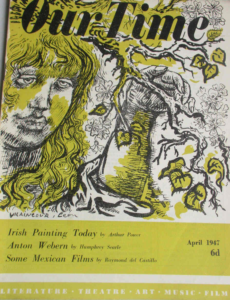 OUR TIME magazine side cover April 1947