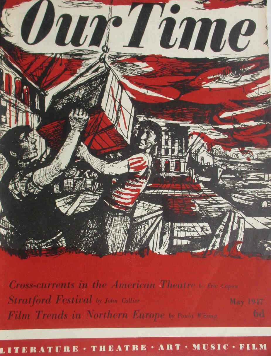 OUR TIME magazine side cover May 1947