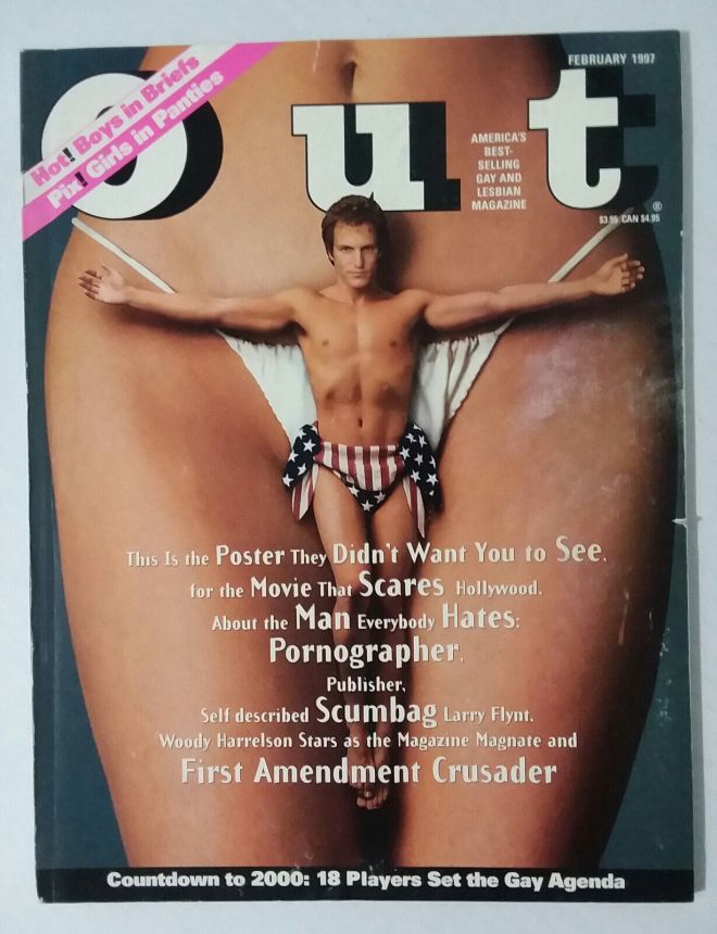 OUT magazine side cover  February 1997