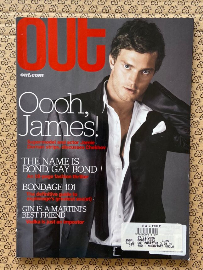 OUT magazine side cover  November 2006