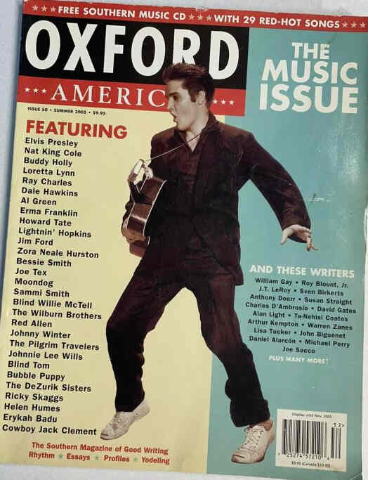 OXFORD AMERICAN magazine side cover Issue 50 Summer 2005