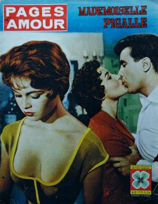 PAGES D AMOUR magazine side cover Issue 20   1963